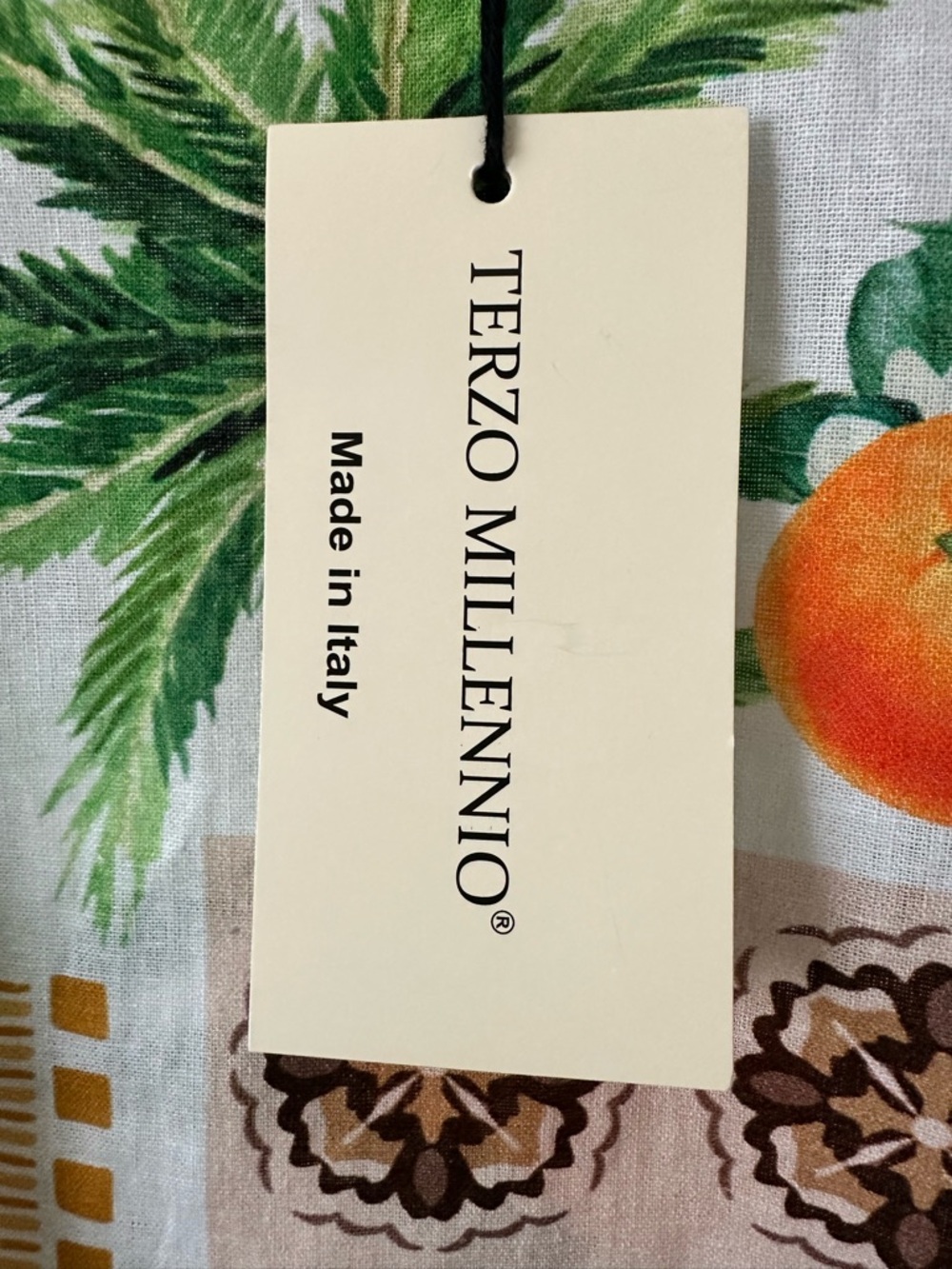 NWT ❤️ Terzo Millennio- Tropical Print Sleeveless Linen Blend Top - Picture 4 of 8